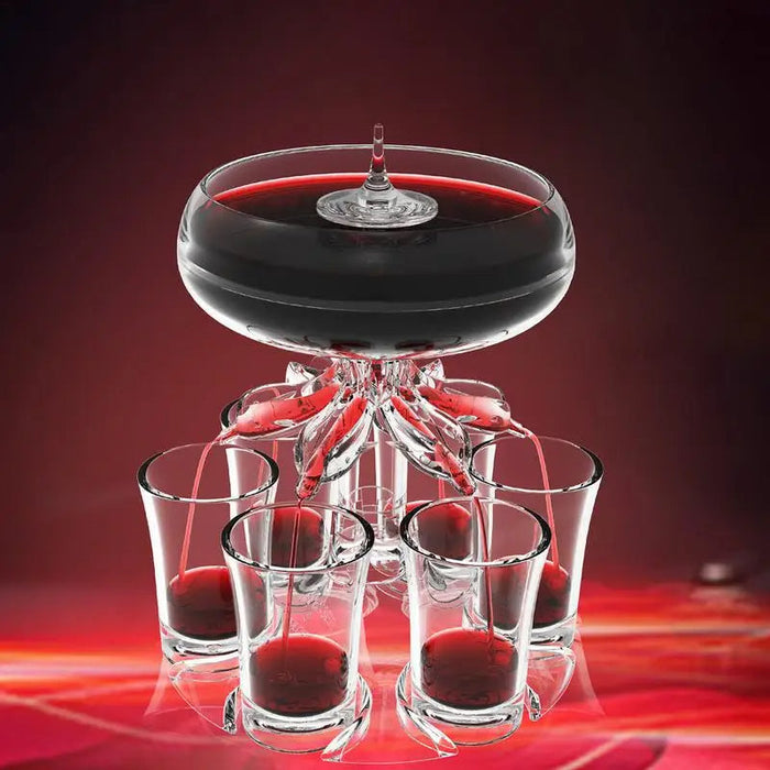 6 Shotglas Dryckedispenser