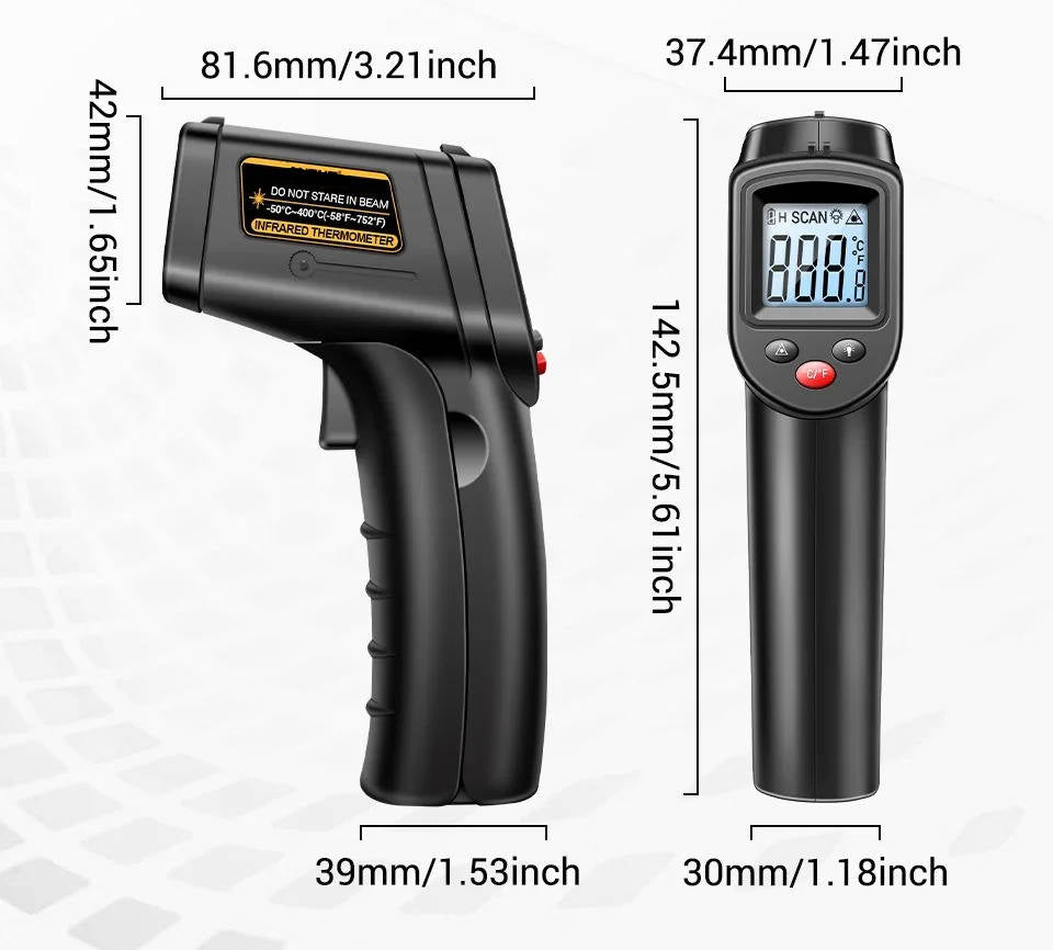 Infraröd Lasertermometer Allt-i-ett