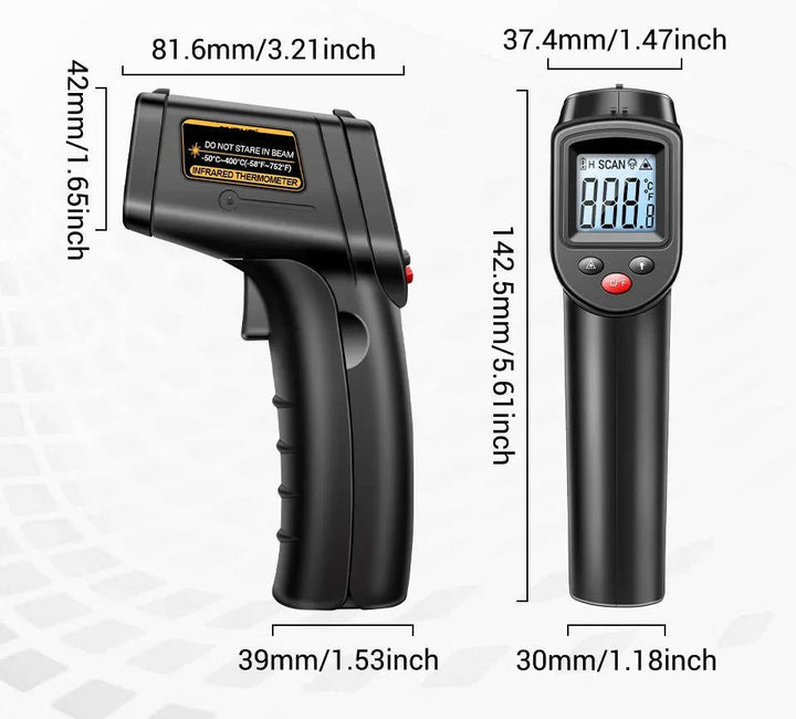 Infraröd Lasertermometer Allt-i-ett