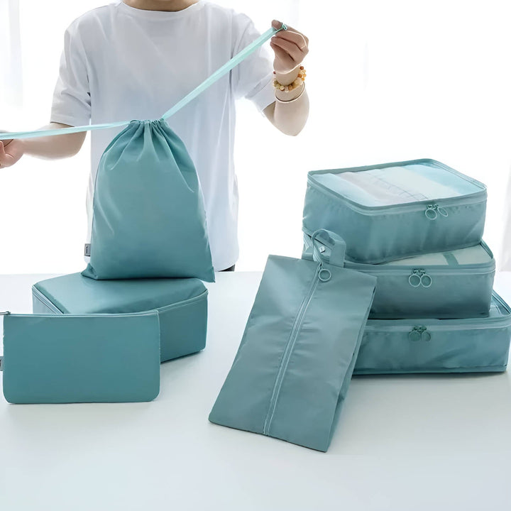 7 Set Packningskub för Resa