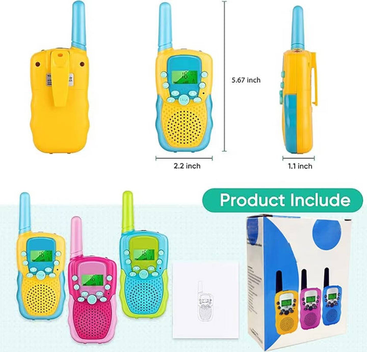 Barn Walkie Talkies (3-delarsset)