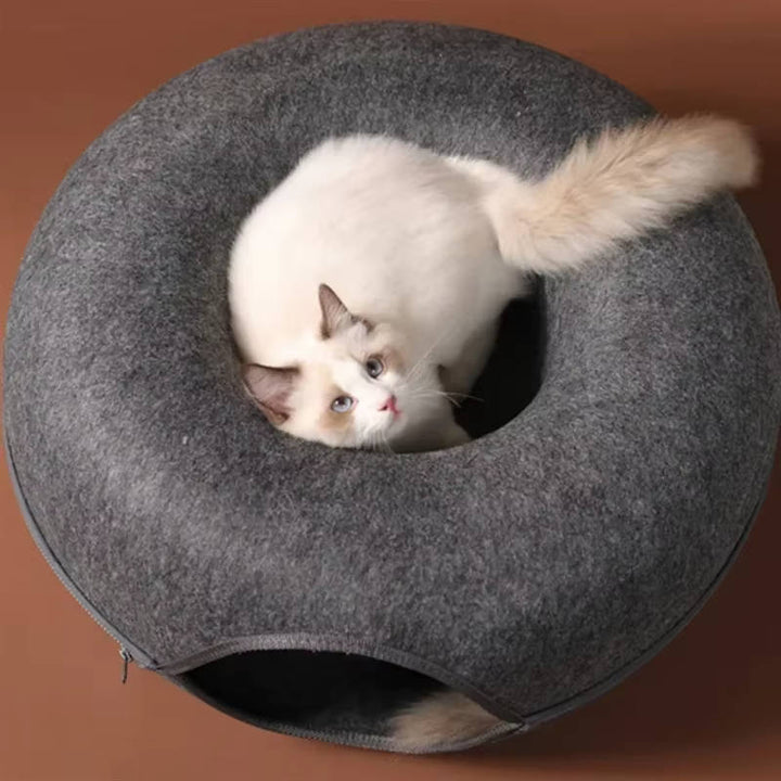 Donut Säng För Katter