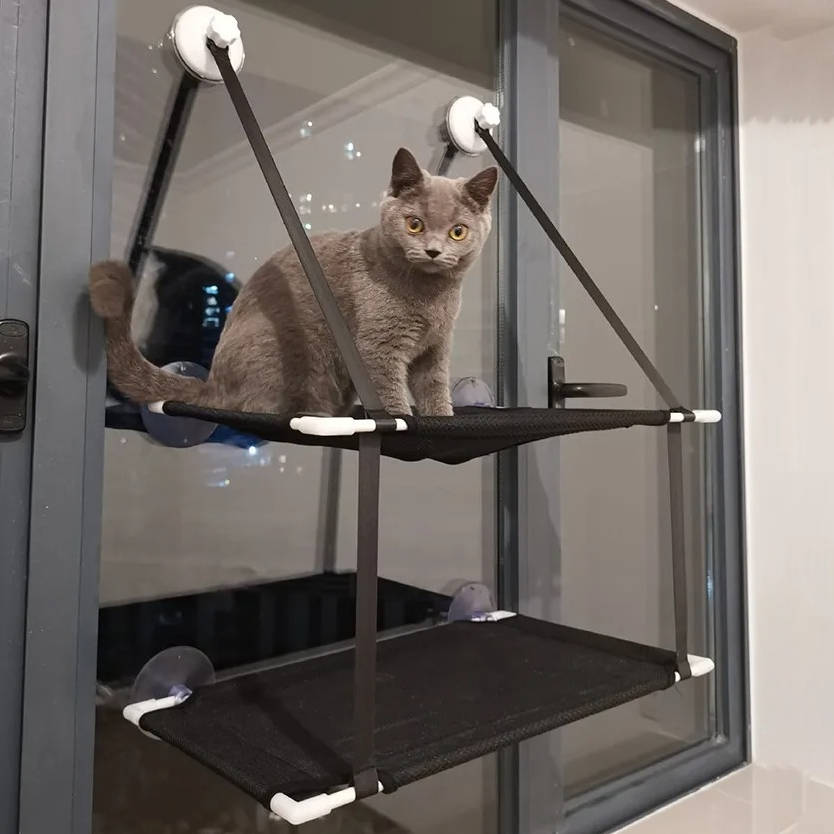 Kattfönsterhylla Hängmatta