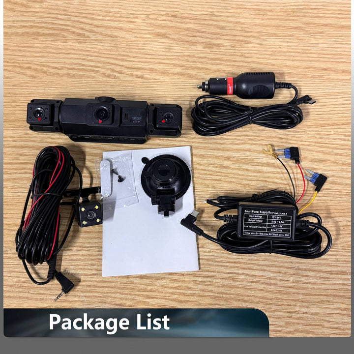 Trådlös Bil Dash Cam Fram- och Bak med Nattseende