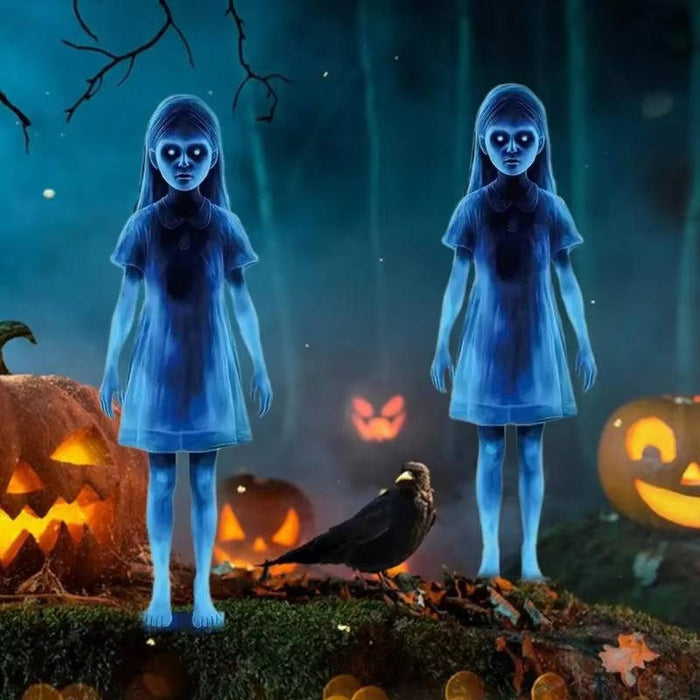 Flickspöke Gårdsdekoration för Halloween