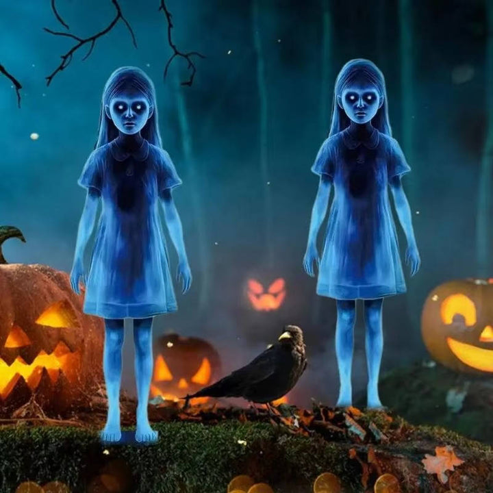 Flickspöke Gårdsdekoration för Halloween