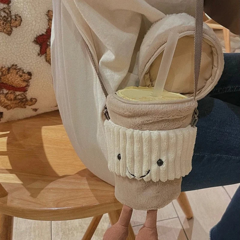 Trendig Kaffe Mjölk Te Axelväska