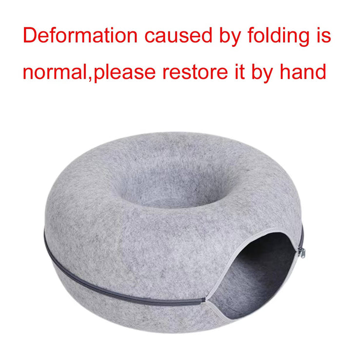 Donut Säng För Katter