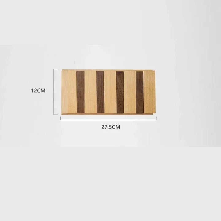 Trä Väggmonterad Klädhängare och Klädhängare