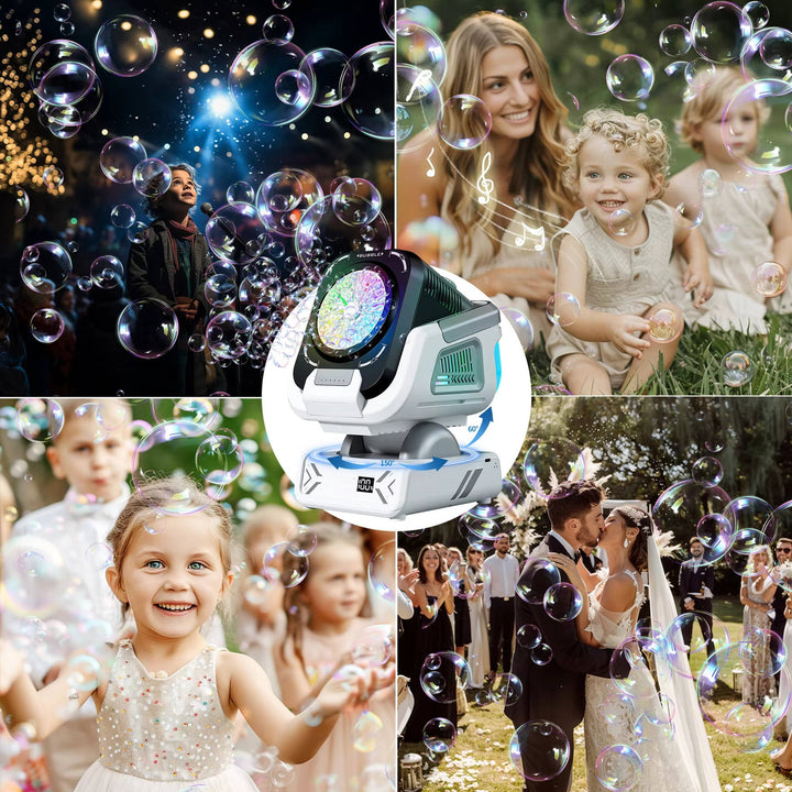 Bubbelmaskin för fest