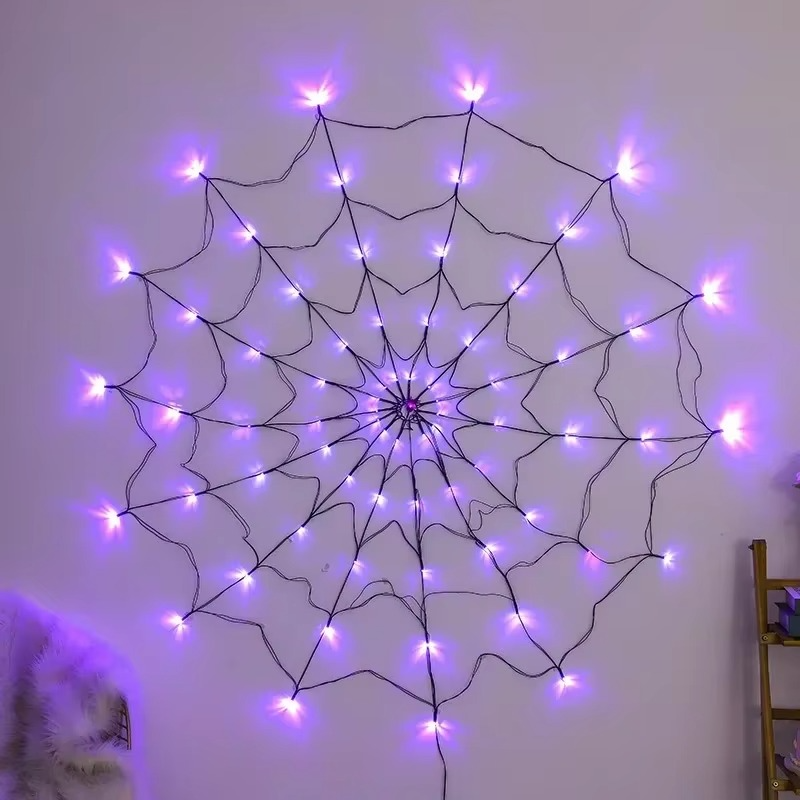 Halloween Spindelnätsljus Utomhus