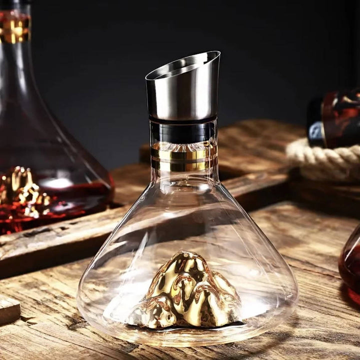 Kristallglas Vin Dekanter Aerator Karaff