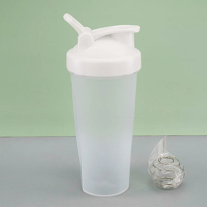 600ml läckagesäker proteinshakerflaska med blandboll