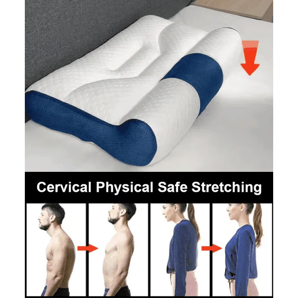 Ergonomisk Gåsdun Kudde, Cervikal Stöd Komfort Kudde, Sömnförbättrande Kudde
