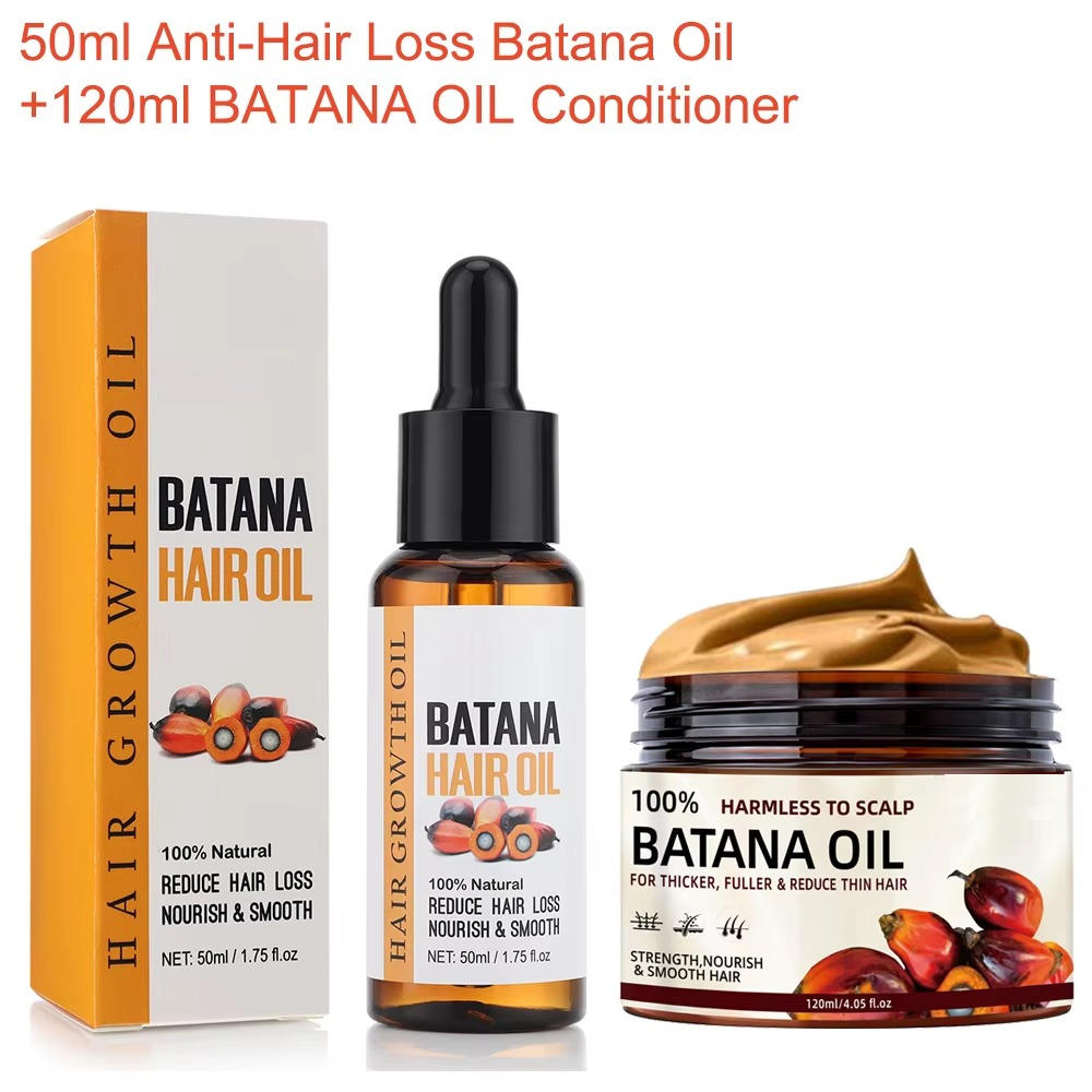 Naturligt Hårväxt Olja Serum Set
