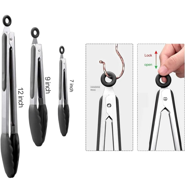 Silicone Kökstänger (3-delars Set)