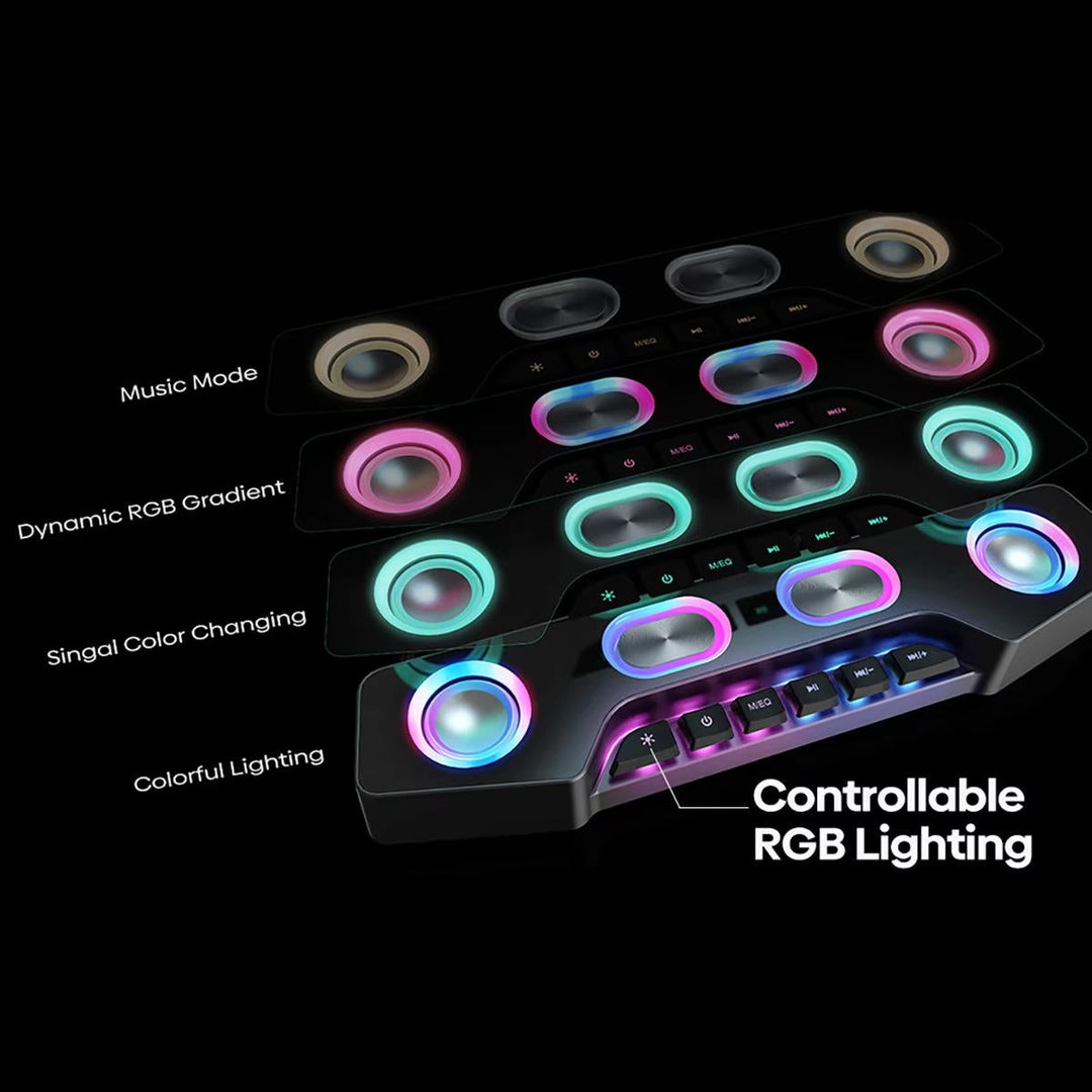 Trådlösa RGB Dators högtalare