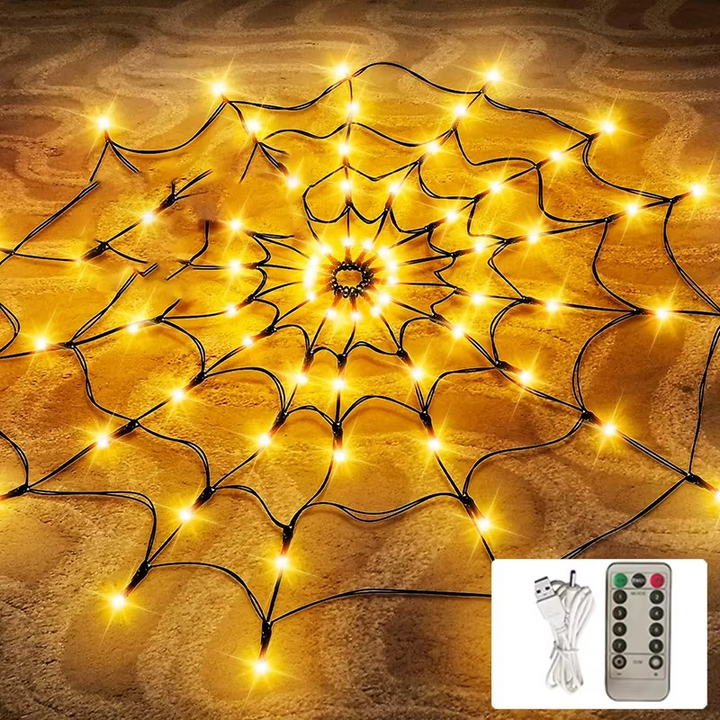 Halloween Spindelnätsljus Utomhus