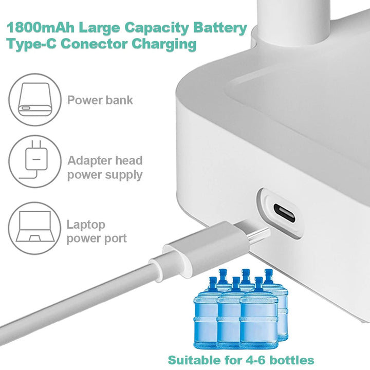 Bärbar Elektrisk Vattendispenser för Skrivbord med USB-laddning