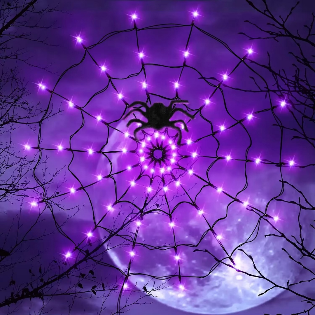 Halloween Spindelnätsljus Utomhus