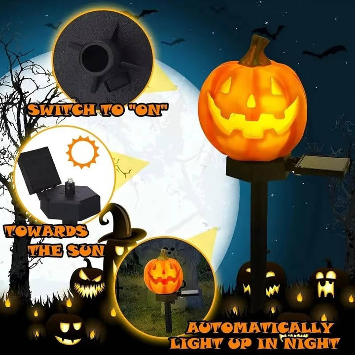 Lysande Pumpa Dekor Halloween Vägbelysning
