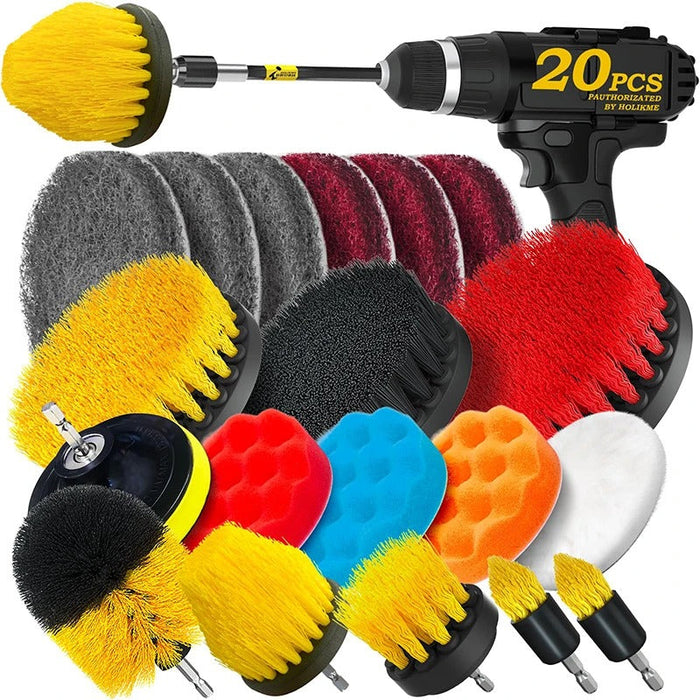 Borstsats för borrmaskin