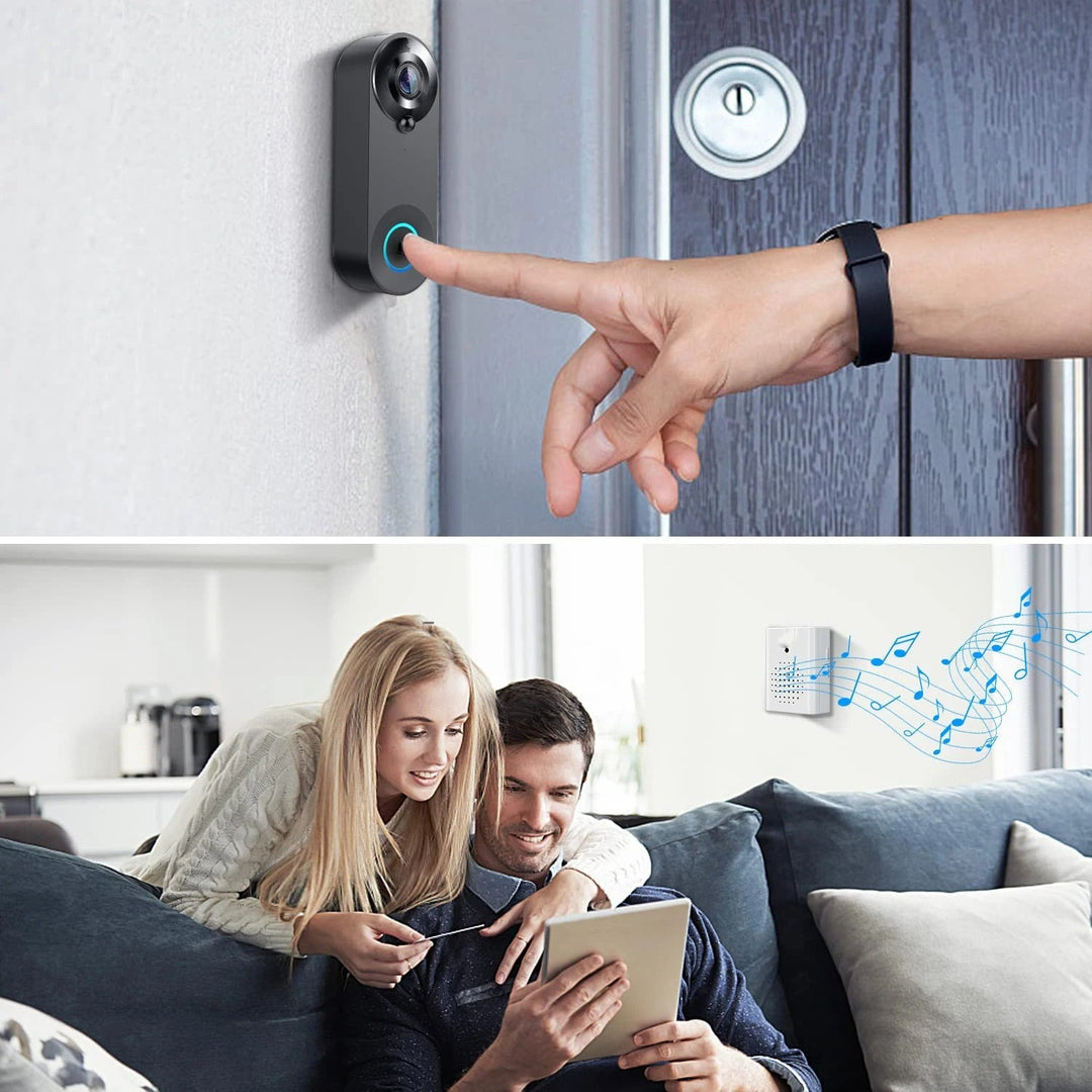 Trådlös Wi-Fi Videodörrklocka