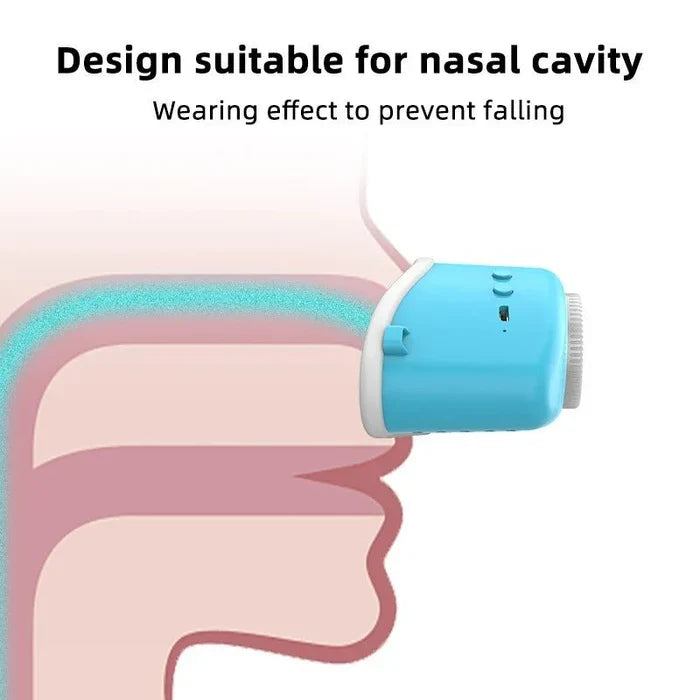 Elektrisk Atomiserad Mikro-CPap - Bärbara Elektriska Antisnarkningsapparater Smart Mask Antisnarkningsenhet