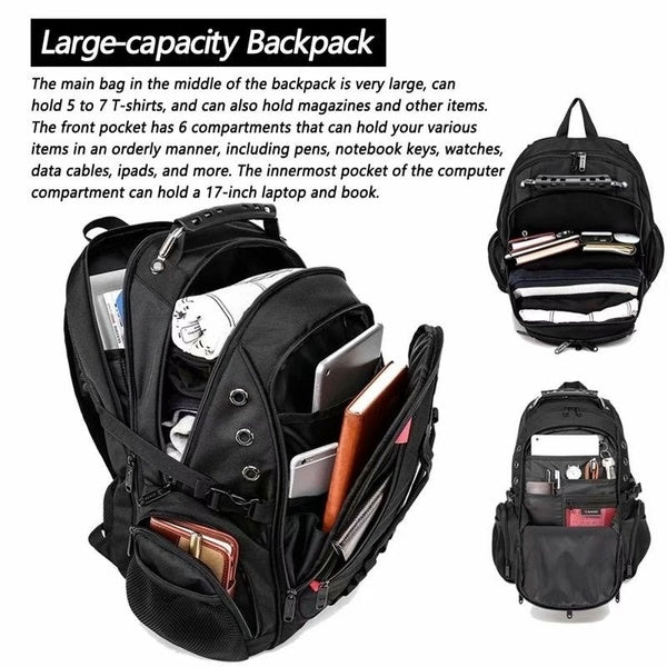 Anti-Tjuv Rymlig Reserucksack