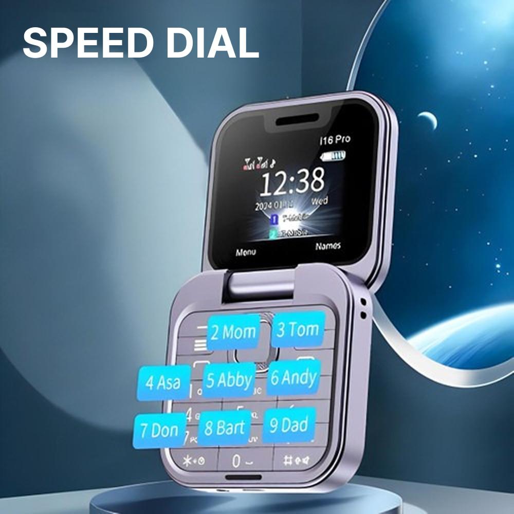 Fällbar Dual SIM Telefon