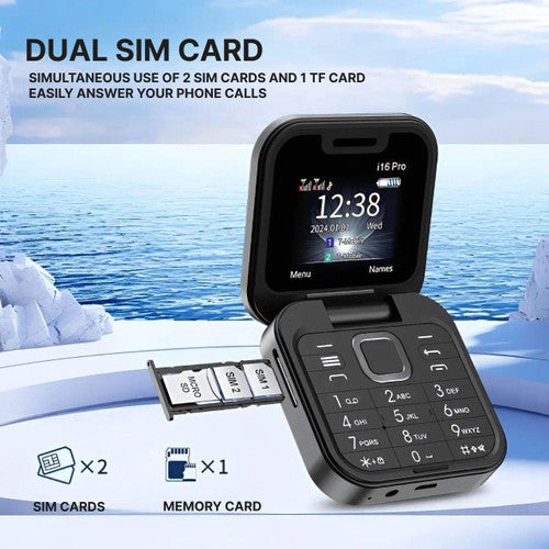 Fällbar Dual SIM Telefon