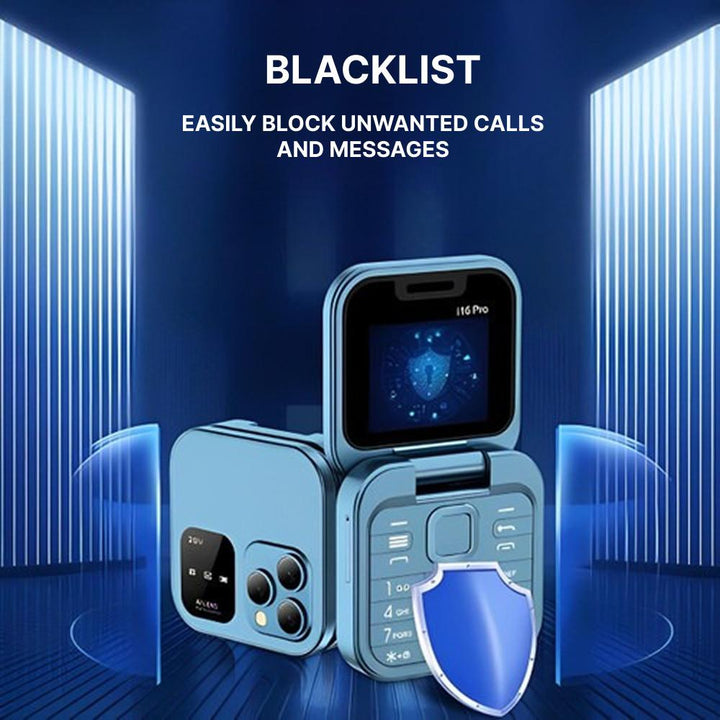 Fällbar Dual SIM Telefon