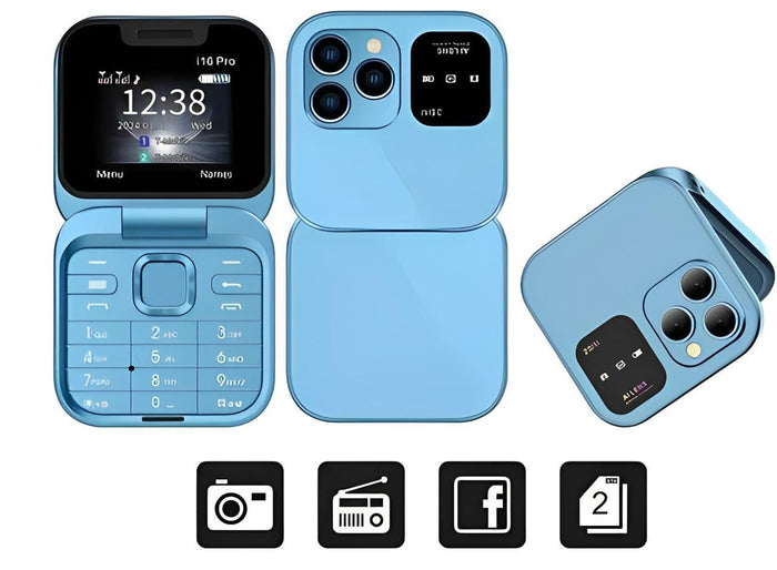 Fällbar Dual SIM Telefon
