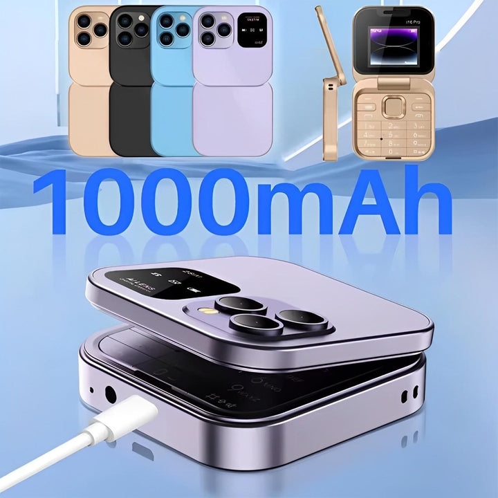 Fällbar Dual SIM Telefon