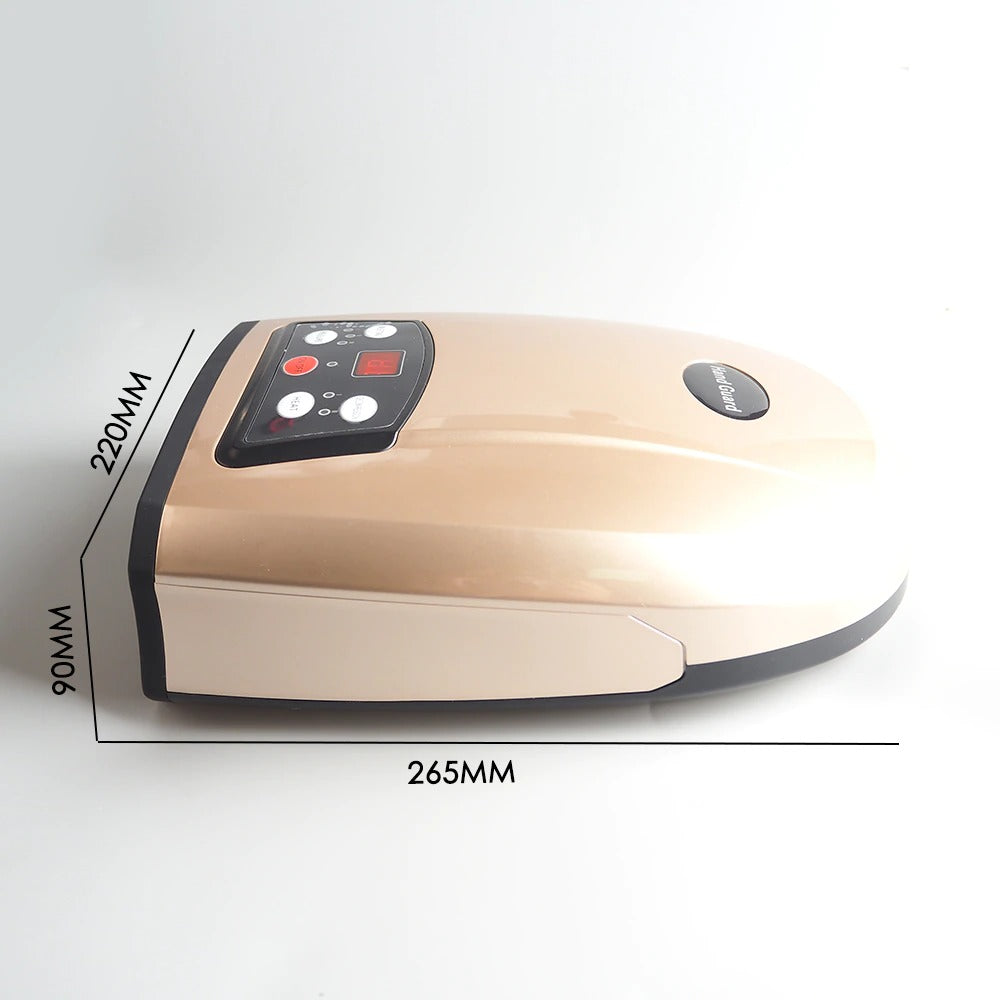 Värmd Handmassager för Artrit Fysioterapi Utrustning Pressoterapi Handmassager med Luftkompression Finger Massager