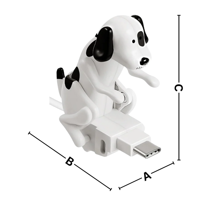 Humpande Hund Snabbladdningskabel