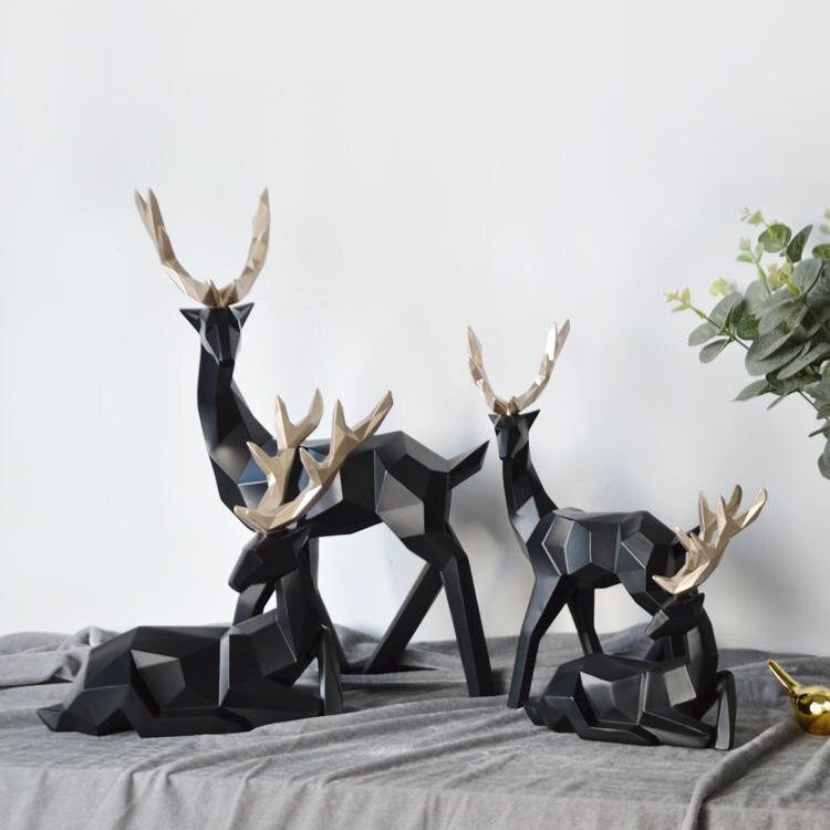 Skulptur av Hjortfigurer