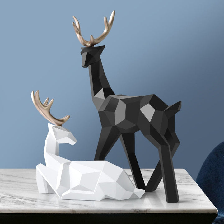 Skulptur av Hjortfigurer