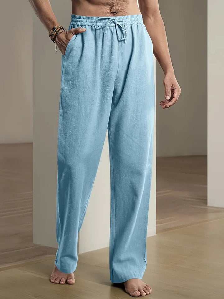 Baggy Linbyxor För Män