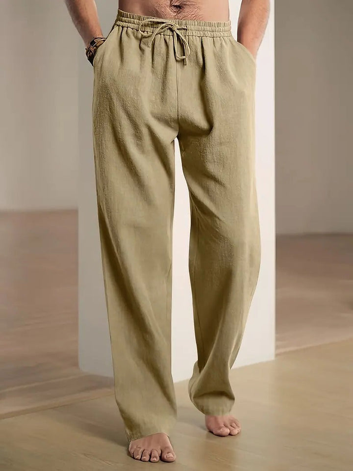 Baggy Linbyxor För Män