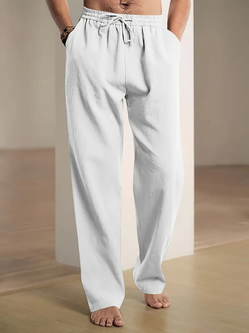 Baggy Linbyxor För Män
