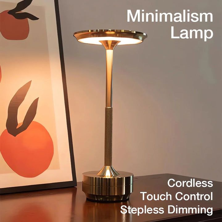 Trådlös Bordslampa med Touchkontroll &amp; Modern Nordisk Design