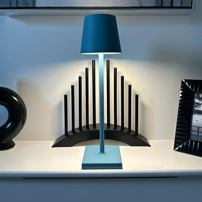 Samtida Sladdlös Modern Bordslampa