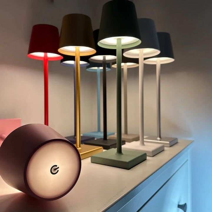 Samtida Sladdlös Modern Bordslampa