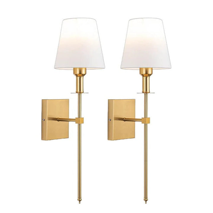Uppladdningsbar Trådlös Vägglampa Set (2 Pack) - Batteridriven Belysning för Inomhus och Utomhus för Hem, Terrass och Trädgård