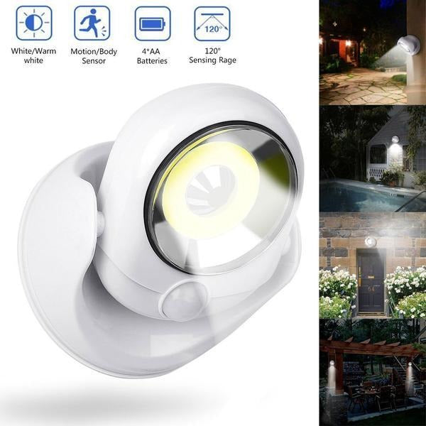 Rörelsedetektor LED-lampa