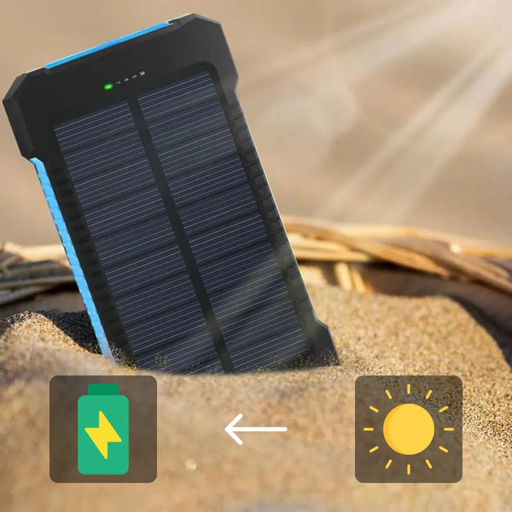 Solcellsladdare Vattentålig Power Bank