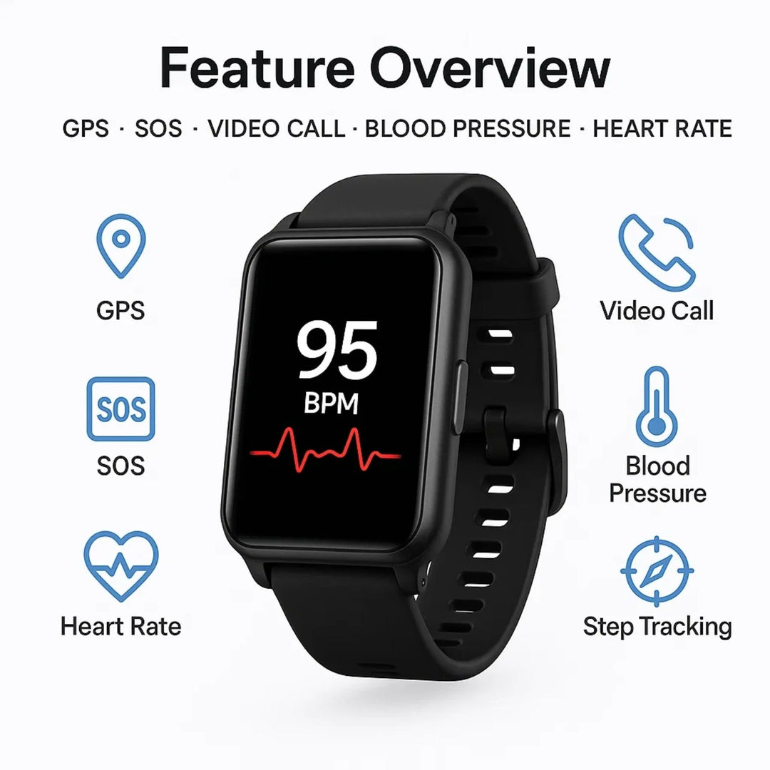 Fall Detection Smartwatch för Seniorer
