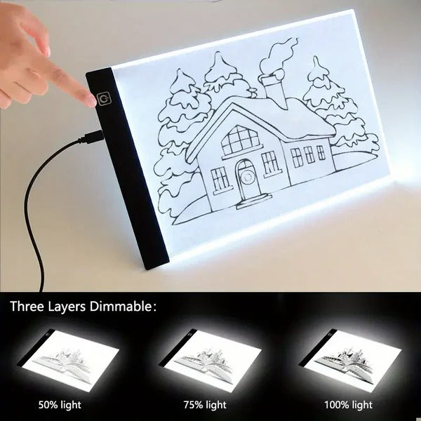 A4 LED Ritljuslåda