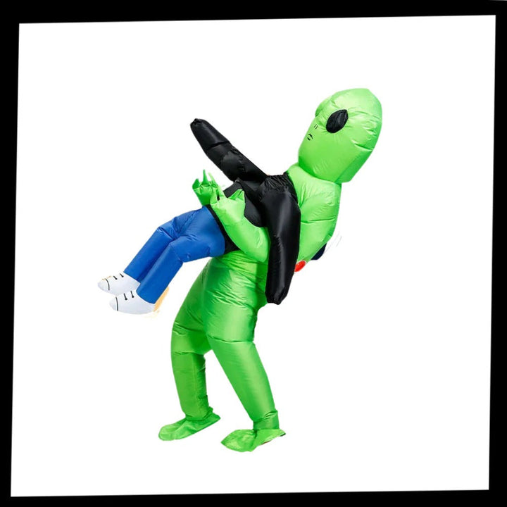 Uppblåsbar Alien Kostym